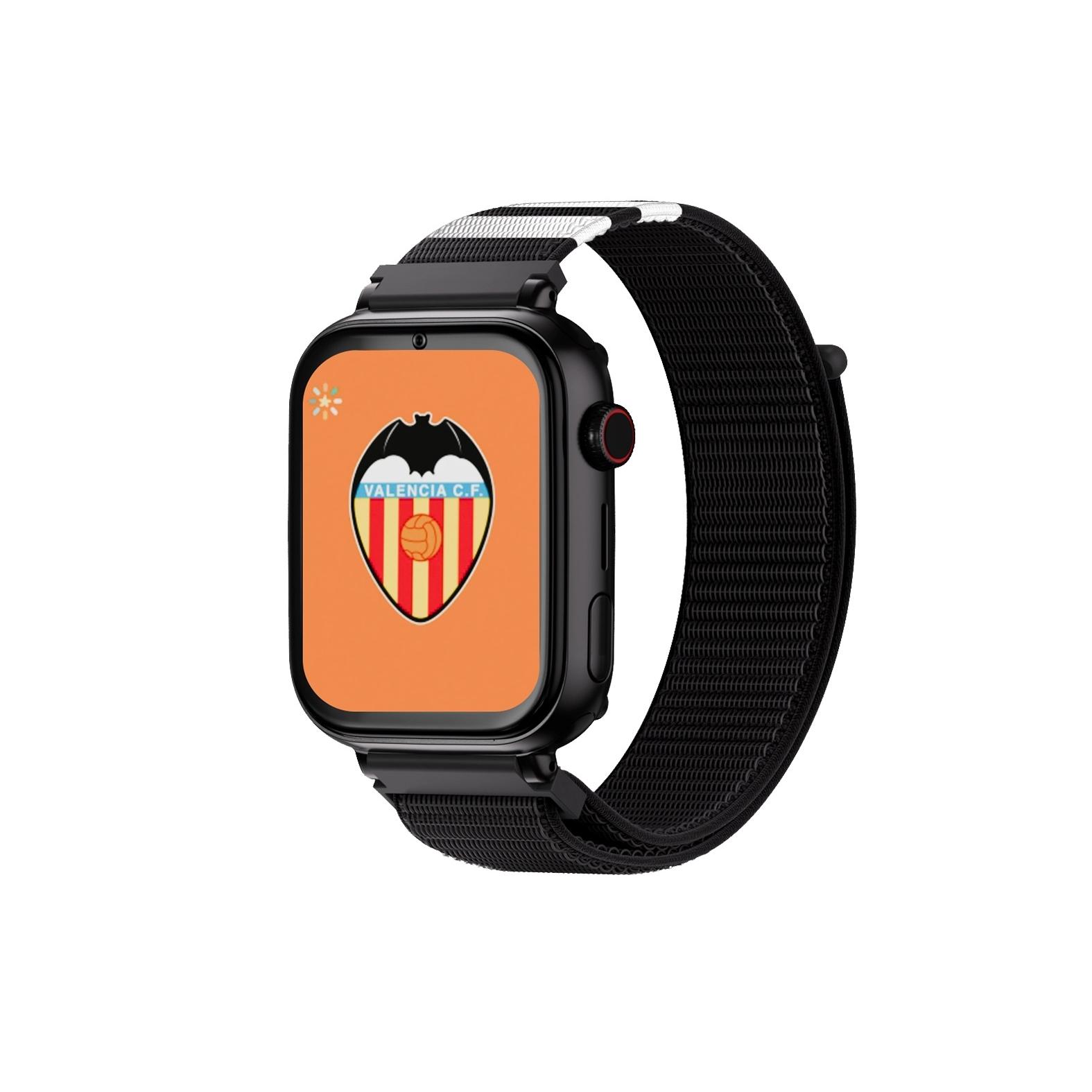 Reloj gps niño SaveFamily Relojes con GPS SaveWatch Plus Negro Ed. Valencia CF 4G Reloj Inteligente niño Llamada Vídeo Face ID UltraSlim Bluetooth App Store Correa Tela Negra Save Family relojes inteligentes smartwatch NO INCLUYE SIM