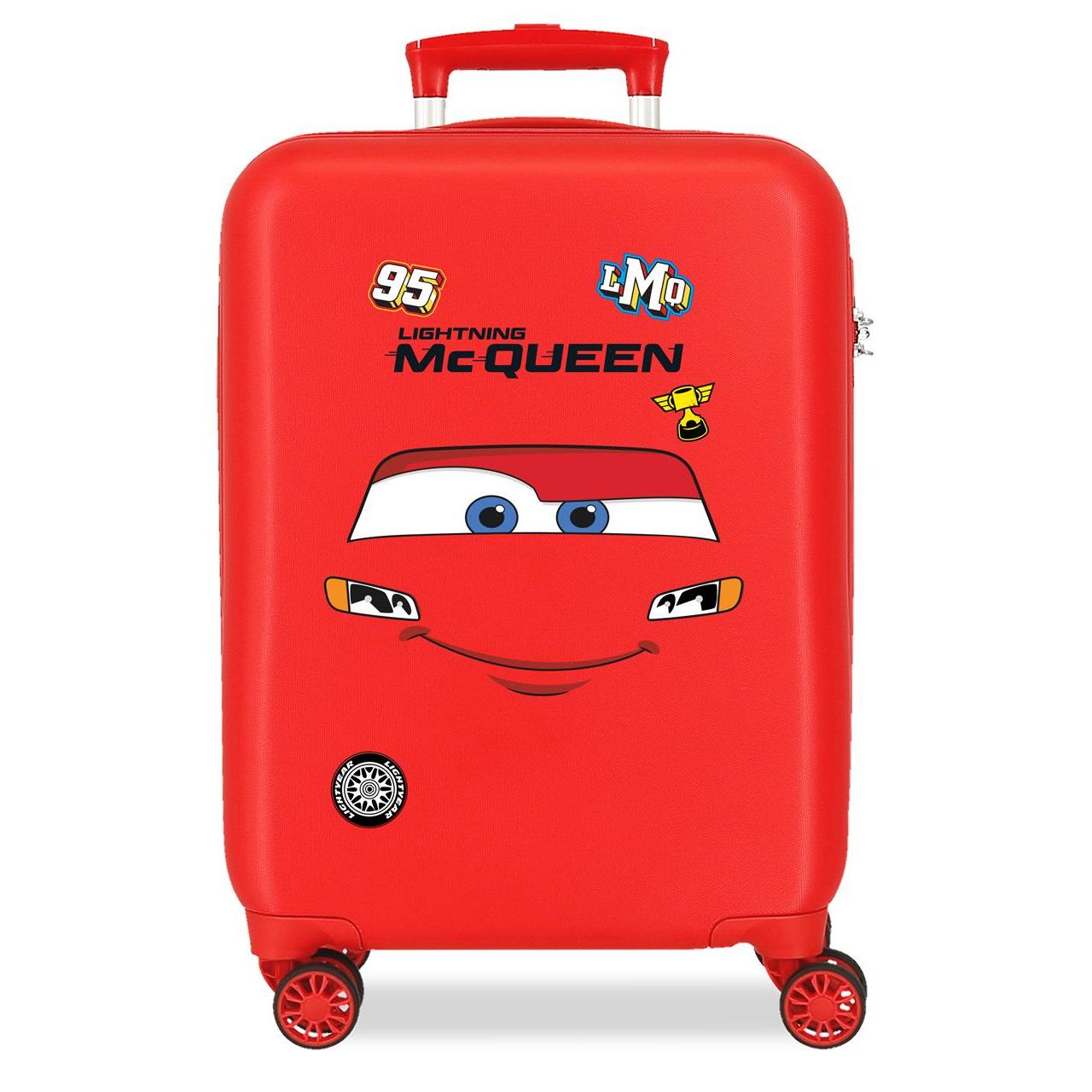 Maleta de cabina Disney Mcqueen Red 50x33x20cm