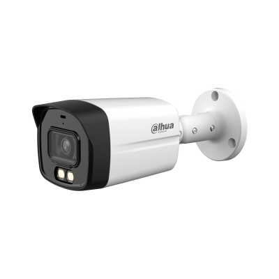 (DH-HAC-HFW1809TLMP-A-LED-0280B) DAHUA CÁMARA HÍBRIDA BULLET LITE FULL-COLOR 4K WDR CON AUDIO ÓPTICA FIJA 2.8MM