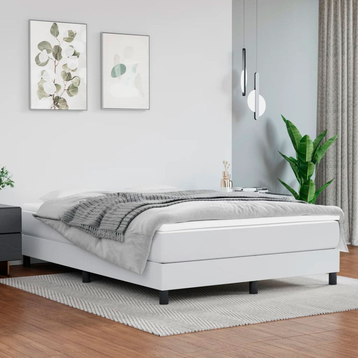Estructura de cama Houston cuero sintético
