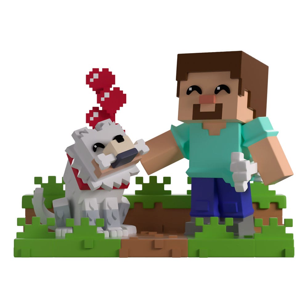 Minecraft - Figura de Vinilo (10 cm), diseño de Lobo