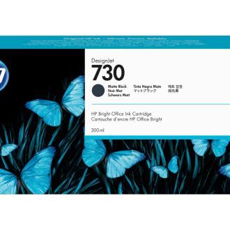 HP Cartucho de tinta DesignJet 730 negro mate de 300 ml