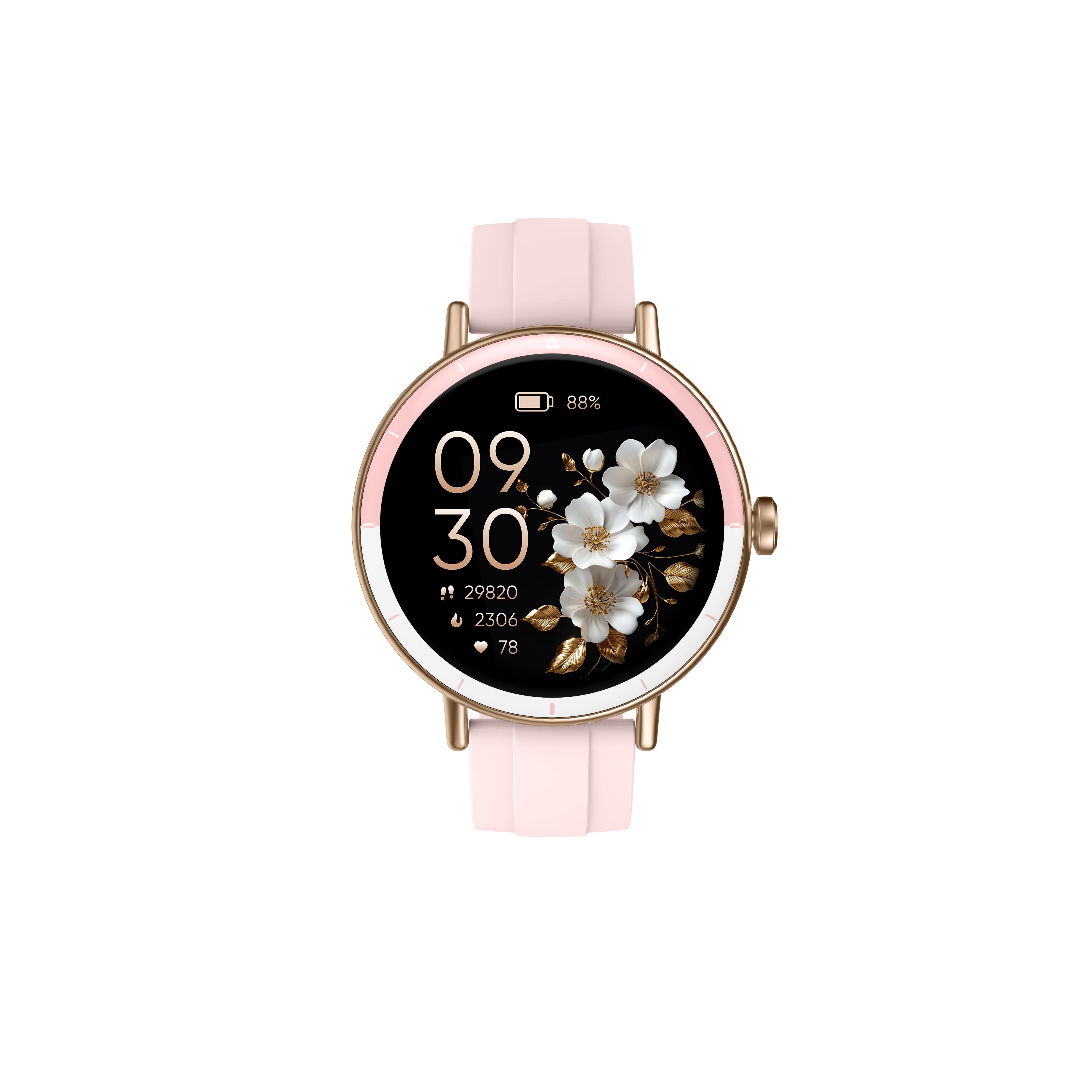 Reloj Inteligente pantalla 1.27" TFT-LCD IP68 | Llamadas Bluetooth, Asistente de Voz AI, 100 Modos Deportivos (Yoga, Pilates, etc.), Monitoreo de Ritmo Cardíaco 24 h, SpO₂, Presión, Sueño, HRV, Esferas Personalizables y Gadgets Prácticos