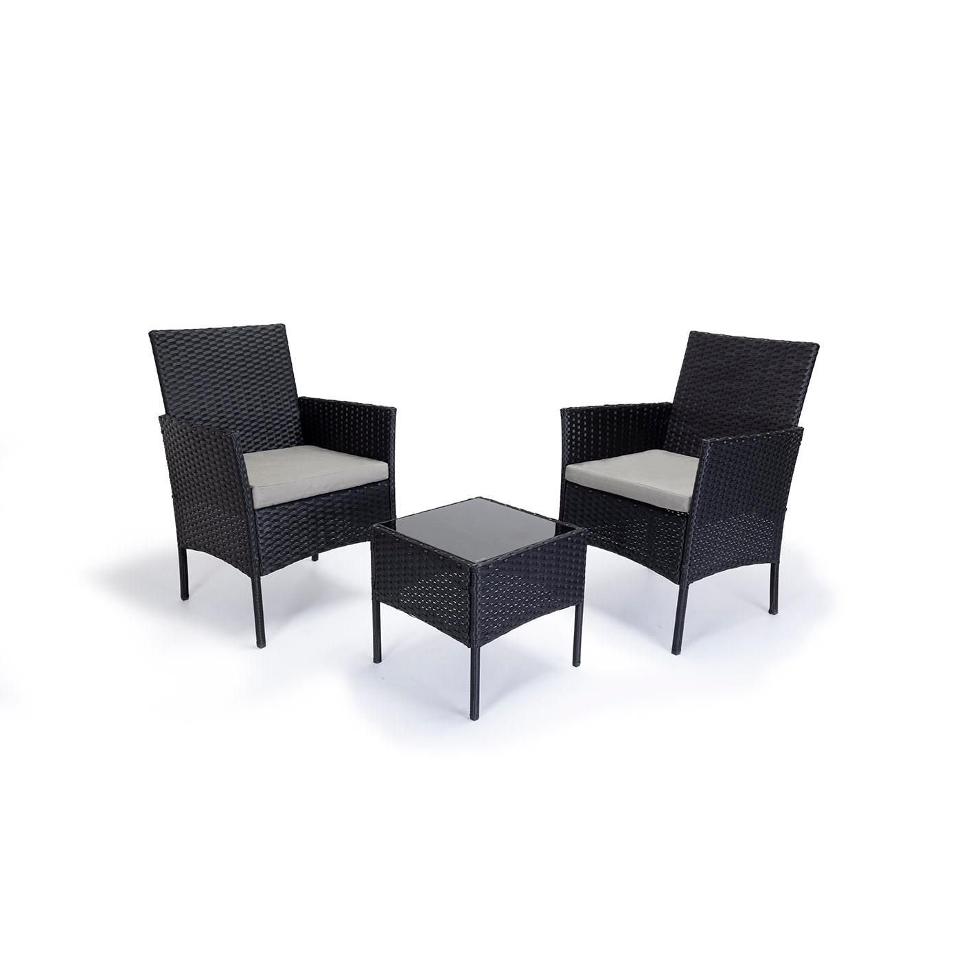 Conjunto Mesa + 2 Sillones de Ratan PE. Muebles de Jardin y Terraza     Saldos y Stocks