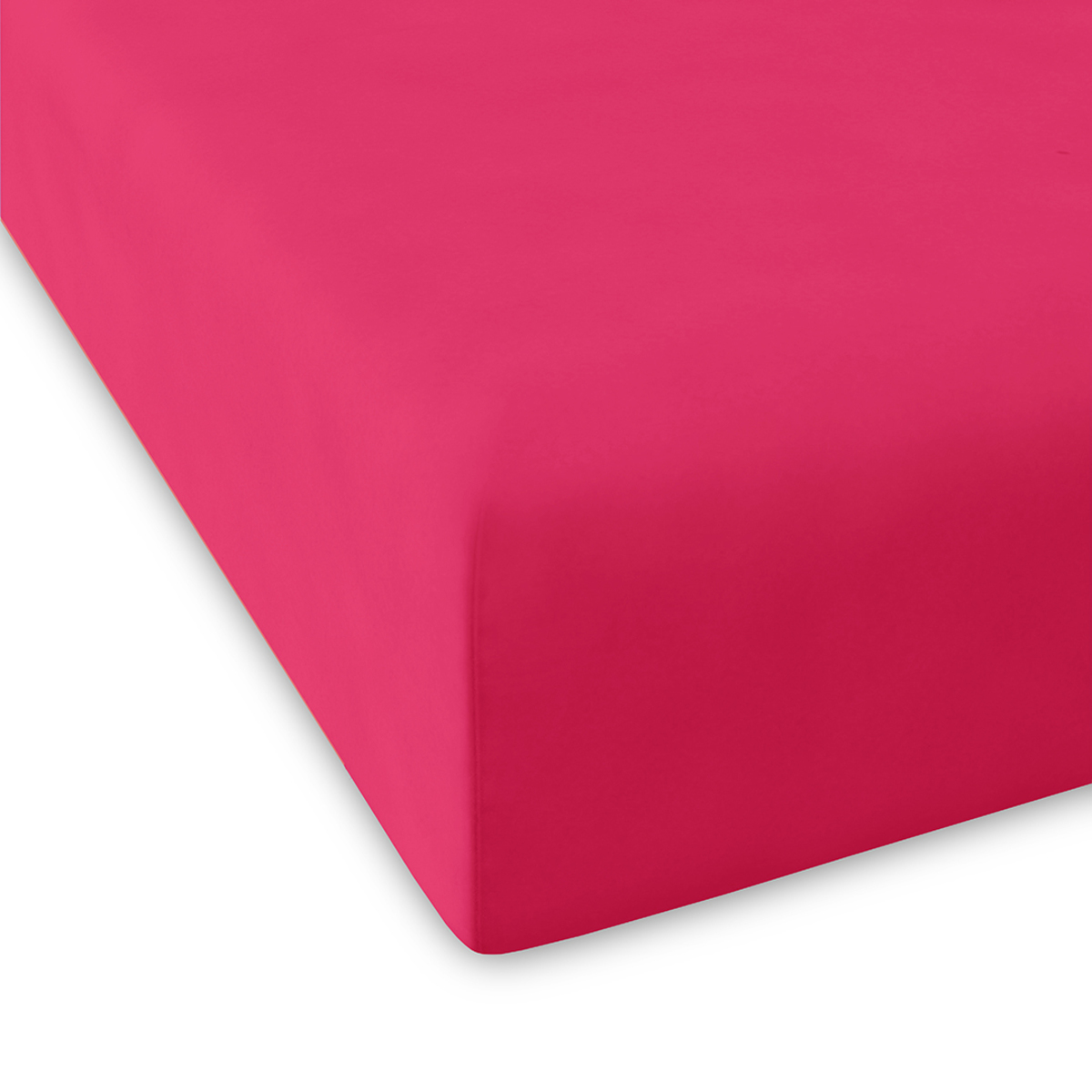 NAF NAF - Sábana bajera de algodón 144 hilos CASUAL fucsia. Varios tamaños disponibles.