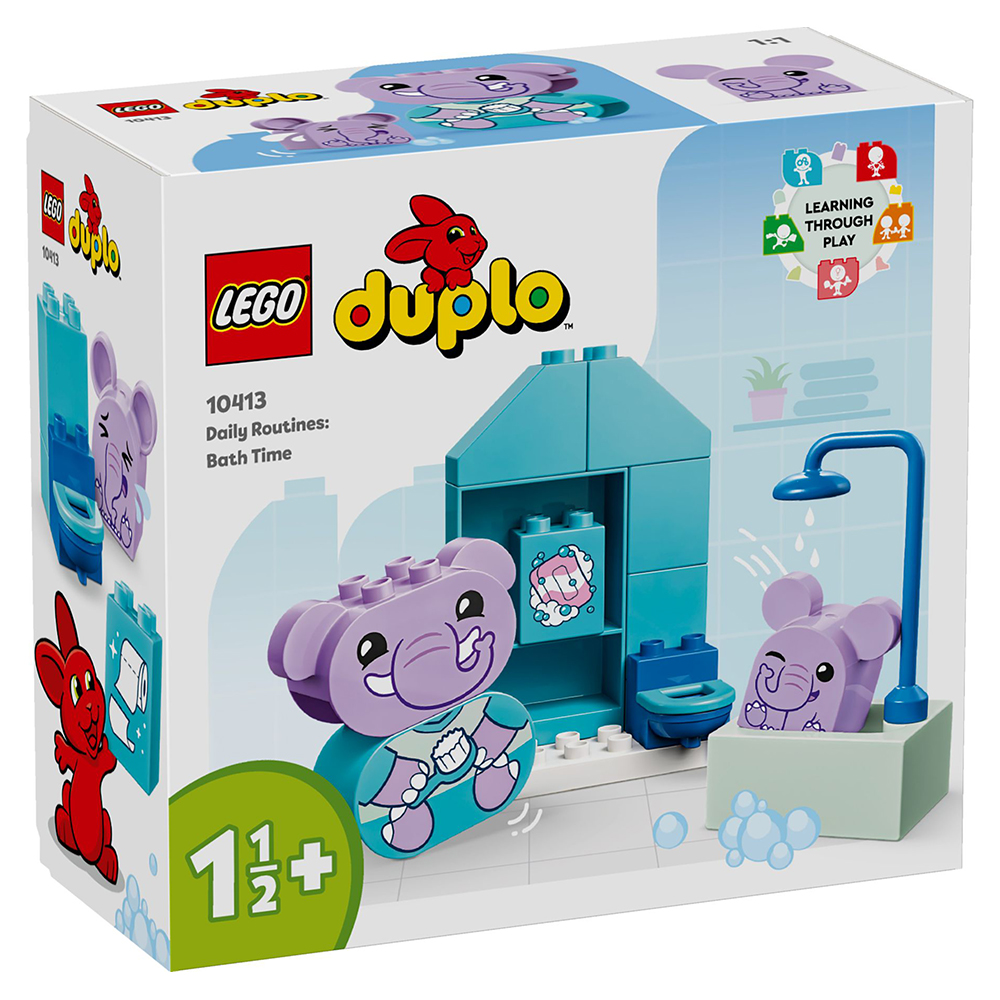 LEGO DUPLO - RUTINAS DIARIAS: HORA DEL BAÑO, 10413, TIENDA CON LICENCIA OFICIAL, PRODUCTO CON LICENCIA OFICIAL, ENVIO 24-48 HORAS PENÍNSULA, PIEZAS, BLOQUES, BRICKS, JUGUETES, 100% ORIGINAL