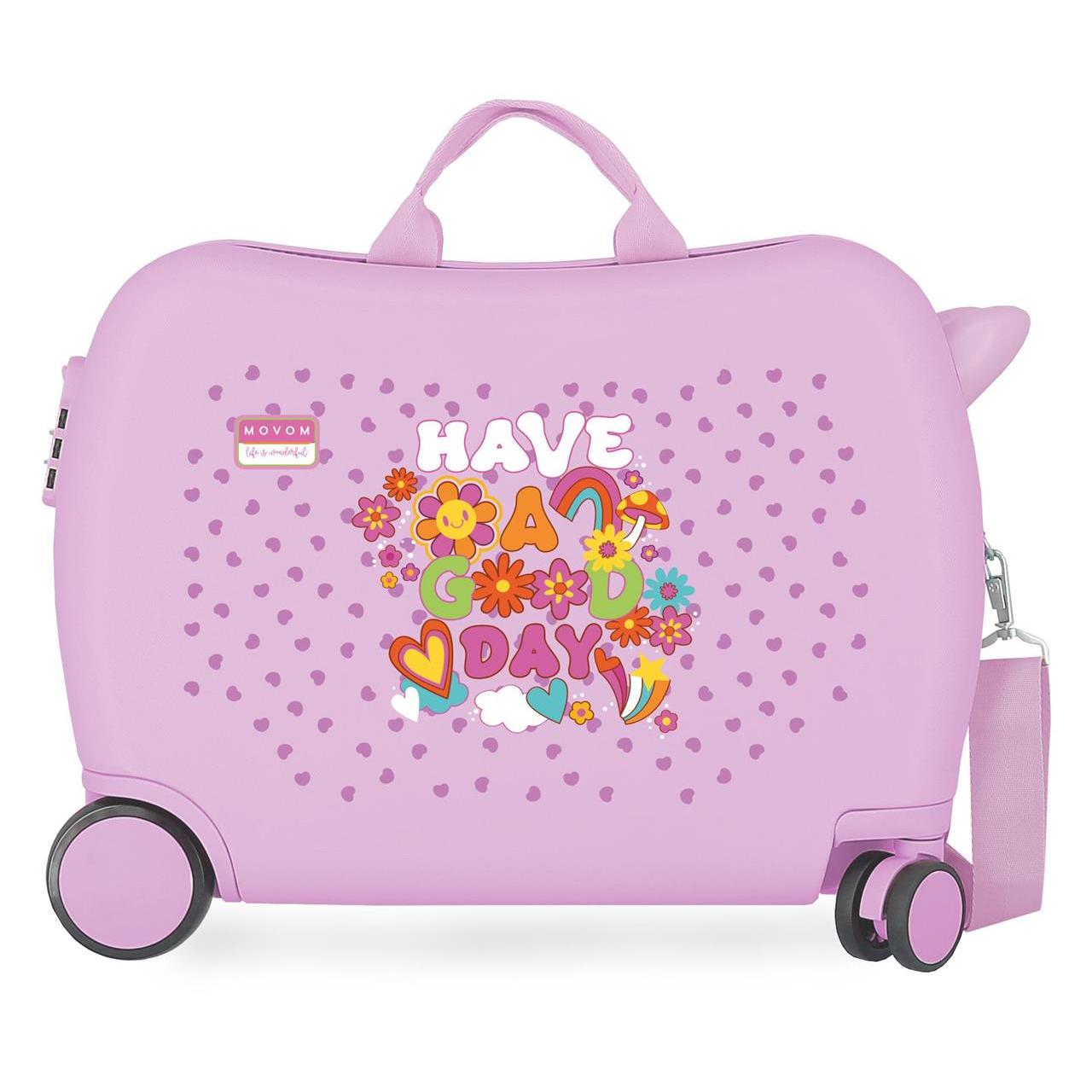 Maleta infantil Movom Good Day Lila 50x38x20cm