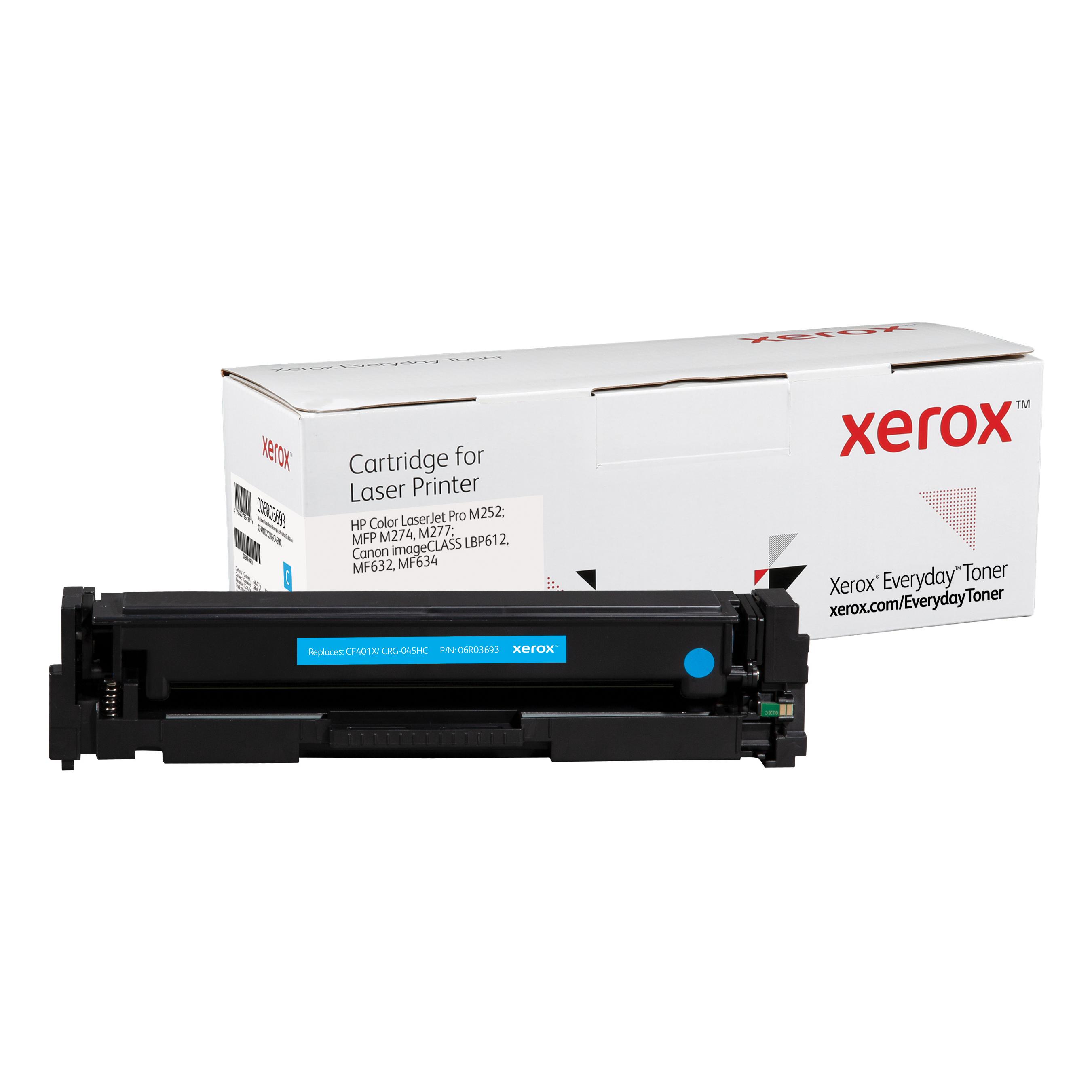Compatible Everyday Tóner Cian Equivalente a CF401X/ CRG-045HC para HP Color LaserJet Pro M274, HP C