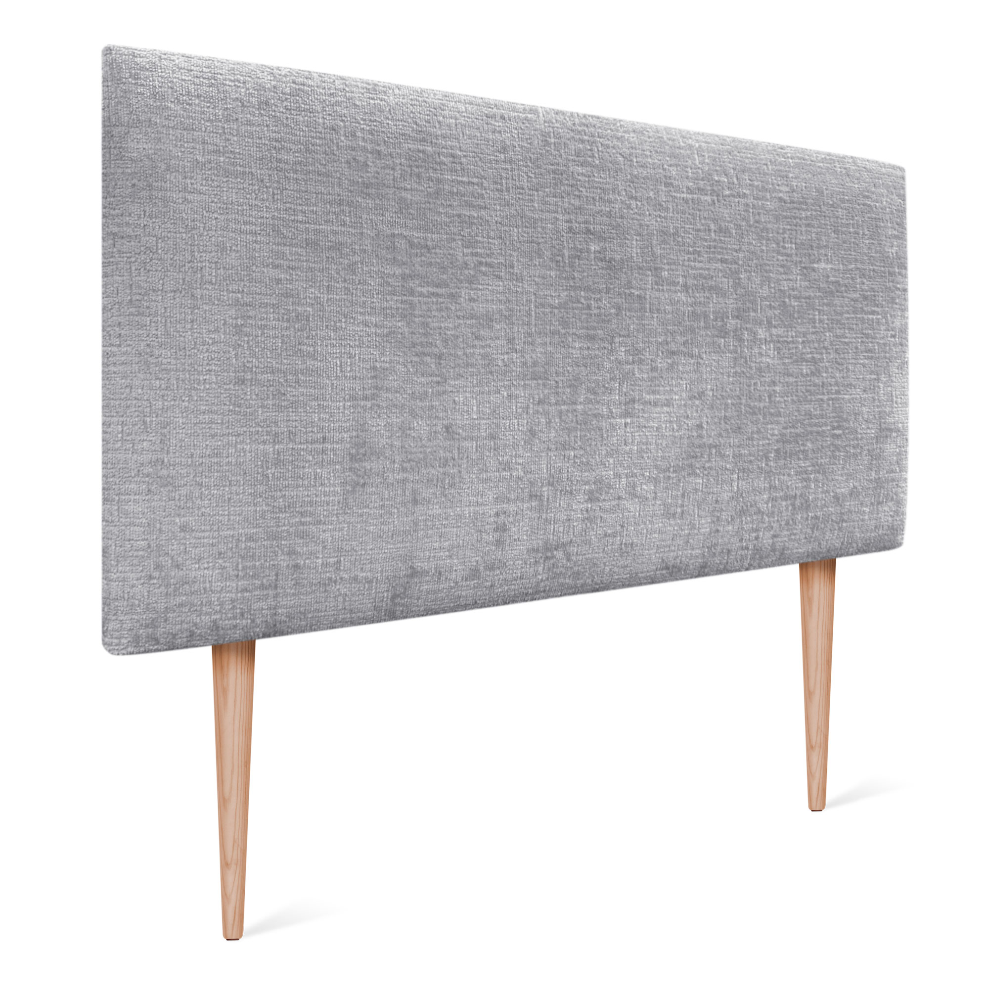 DHOME Cabecero en Lana Liso con Patas Alta Gama Moderno con 4cm Grosor