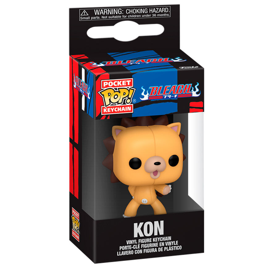 Funko POP! Keychain: Bleach - Kon - Minifigura de Vinilo Coleccionable Llavero Original - Relleno de Calcetines - Idea de Regalo- Mercancia Oficial - Anime Fans - Minifigura