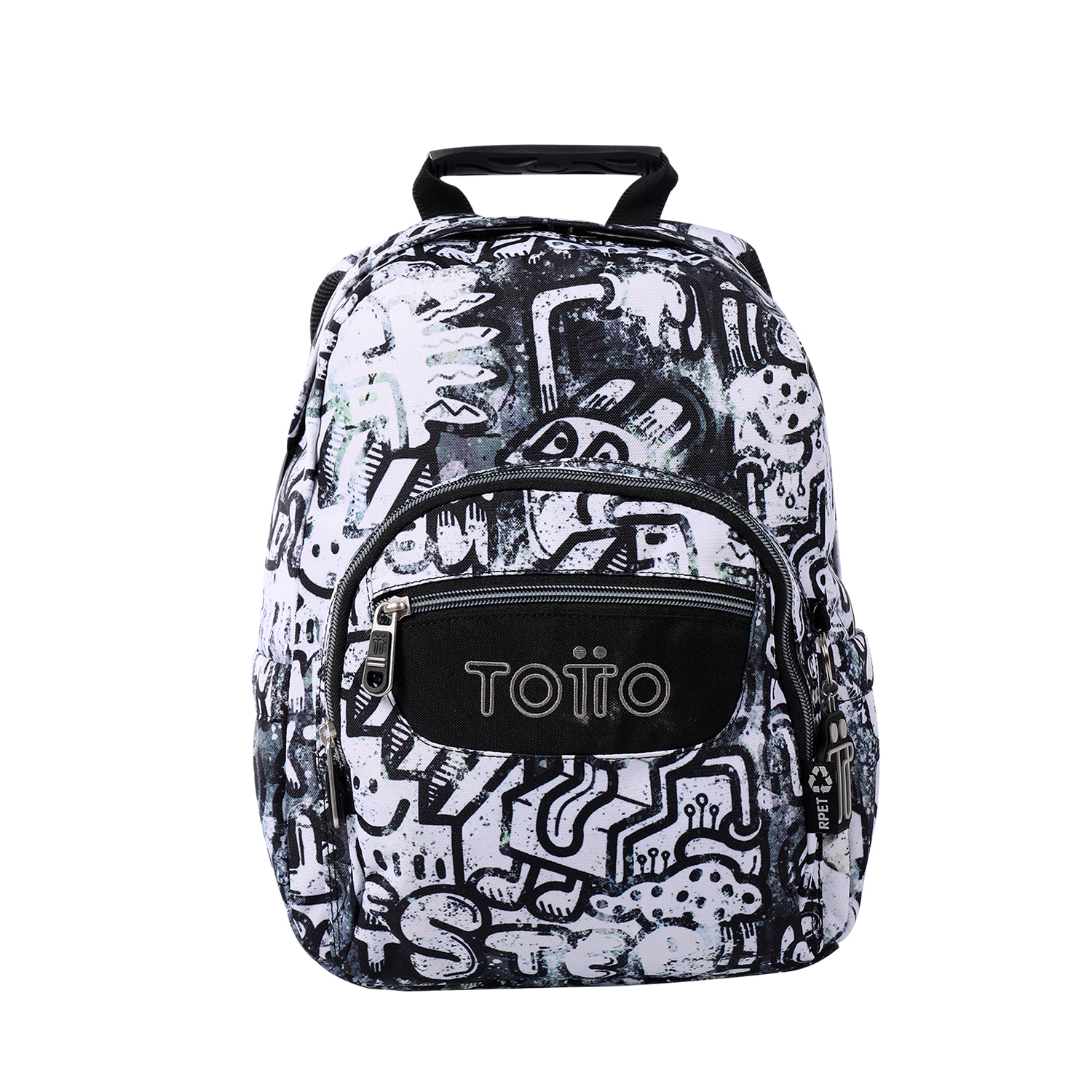 Totto Mochila escolar Tempera Material: Poliéster 27 x36.5 x12 cm