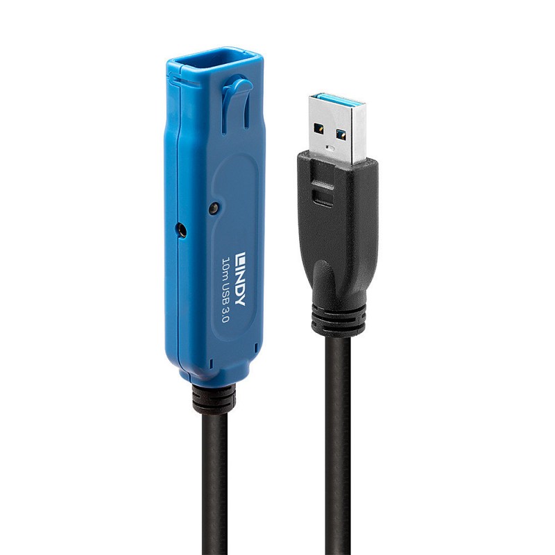 Lindy - 43157 cable USB USB 3.2 Gen 1 (3.1 Gen 1) 10 m USB A Negro 43157