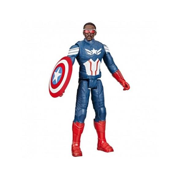 FIGURA CAPITÁN AMÉRICA TITAN HERO F9276 HASBRO