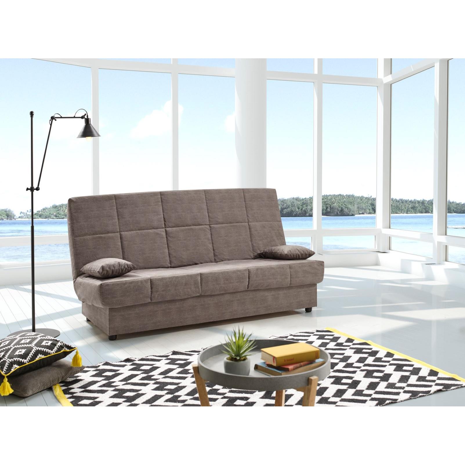 Matris - Sofá Cama Clic Clac Julieta 3 Plazas Medida sofá: 184x75x31 cm. Medida Cama: 190x132x40 cm. Incluye 2 Cojines