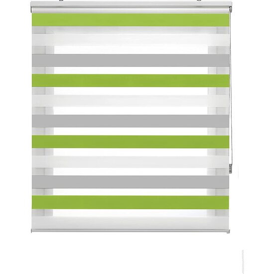 BLINDECOR  Estor Enrollable Noche y Día – Estor Noche y Día Fácil Instalación Pared o Techo - Estor Ventana Doble Tejido – Estor Enrollable Día y Noche para Ventanas
