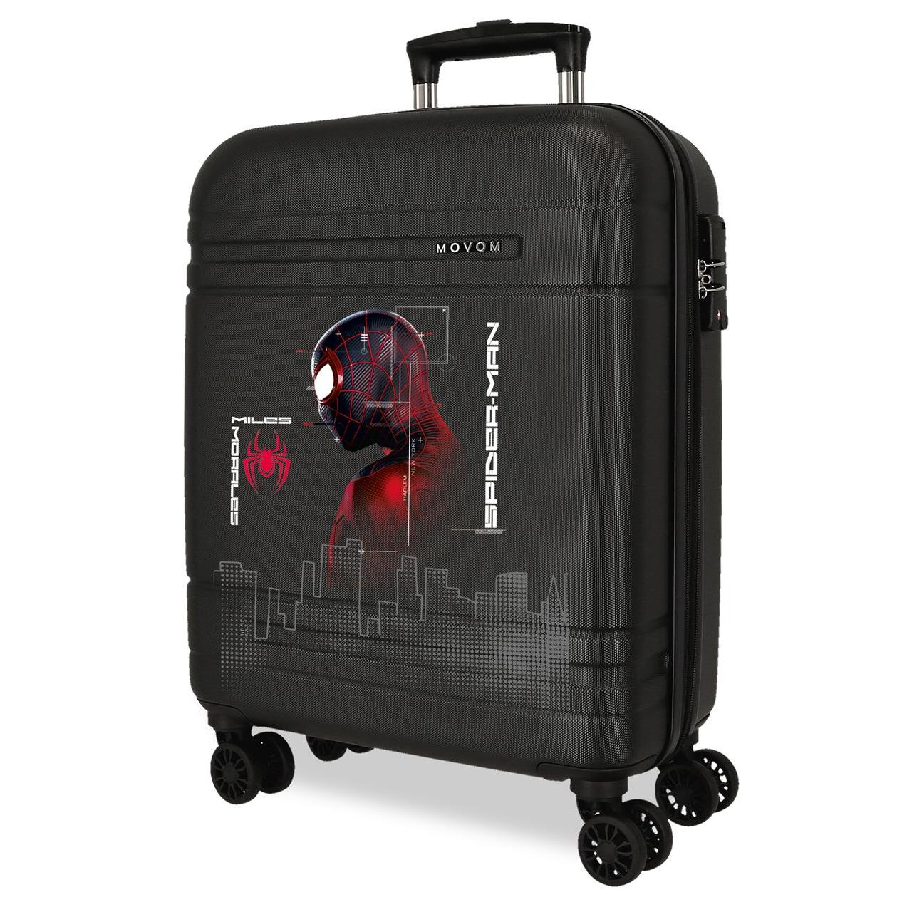 Maleta de cabina Spiderman Negro 40x55x20cm
