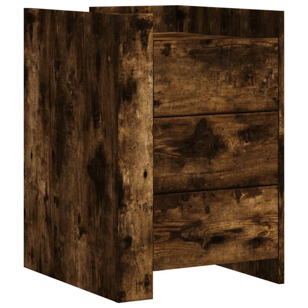 Vidaxl Mesita de Noche de Madera Ingeniería 45x50x65 Cm Blanco