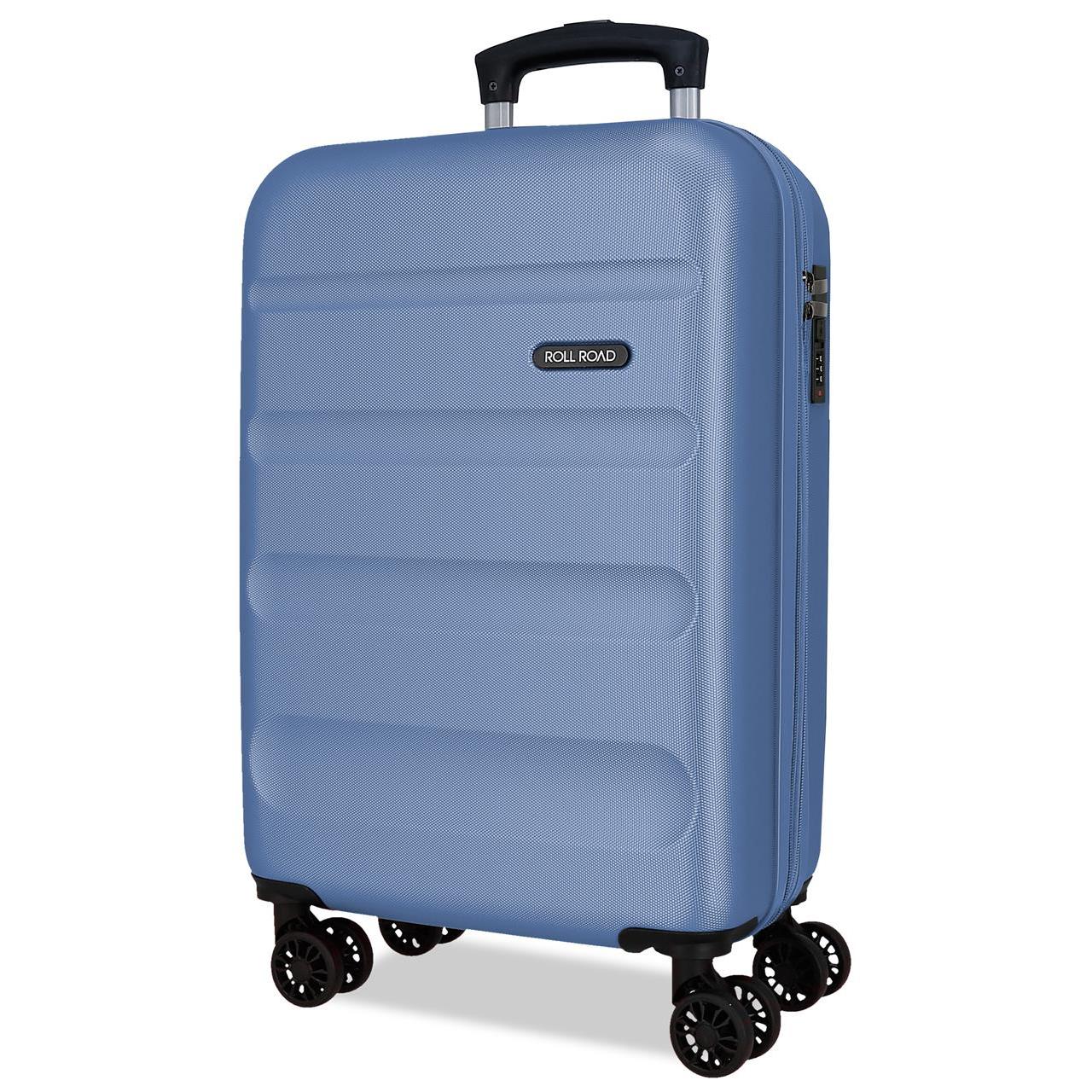 Maleta de cabina Roll road Flex denim 35x55x20 cm