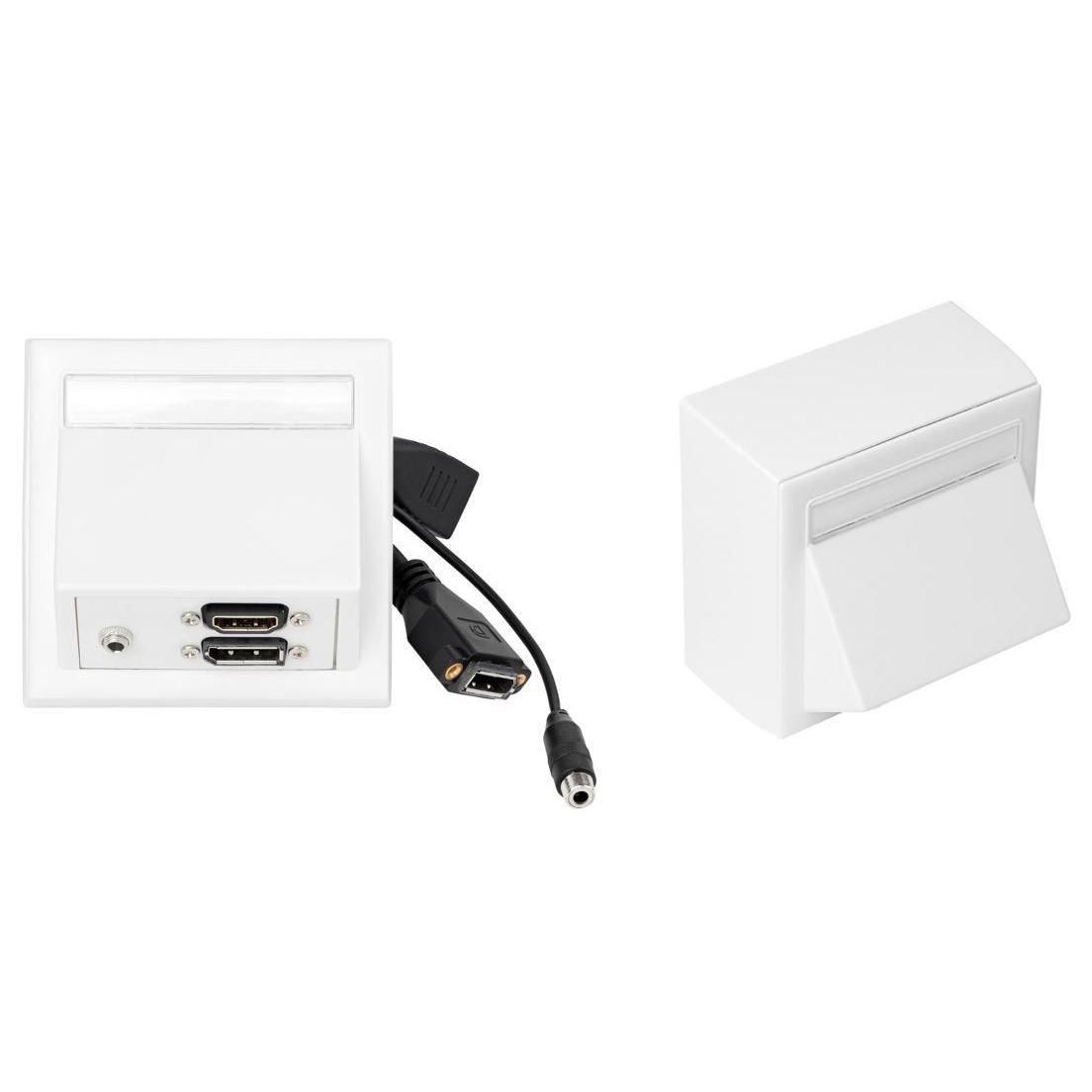 Vivolink Regleta HDMI Displayport para una Fácil Instalación y Compatibilidad con Múltiples Dispositivos