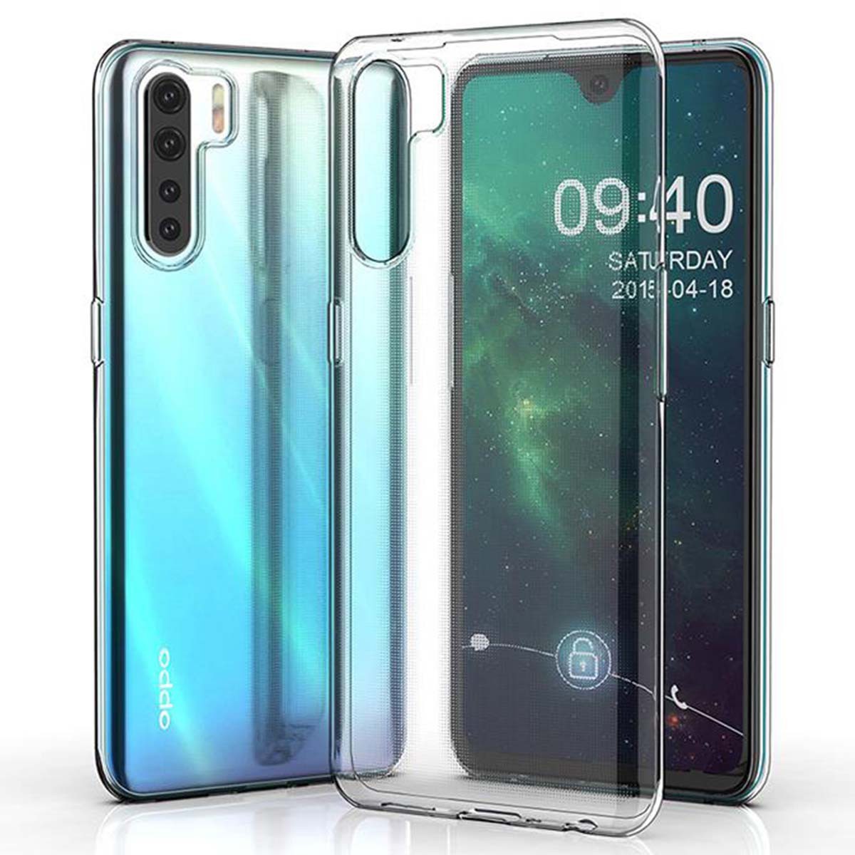 Tumundosmartphone Funda Silicona Gel TPU Transparente para Oppo A91
