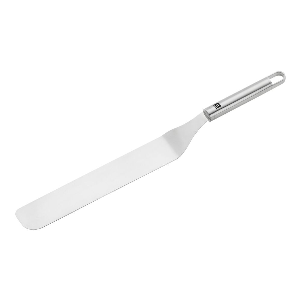 ZWILLING - Espatula 41 cm, Paleta Repostería con Ángulo, Glaseado, Acero Inoxidable Pulido, Ayudante Cocina, Profesional