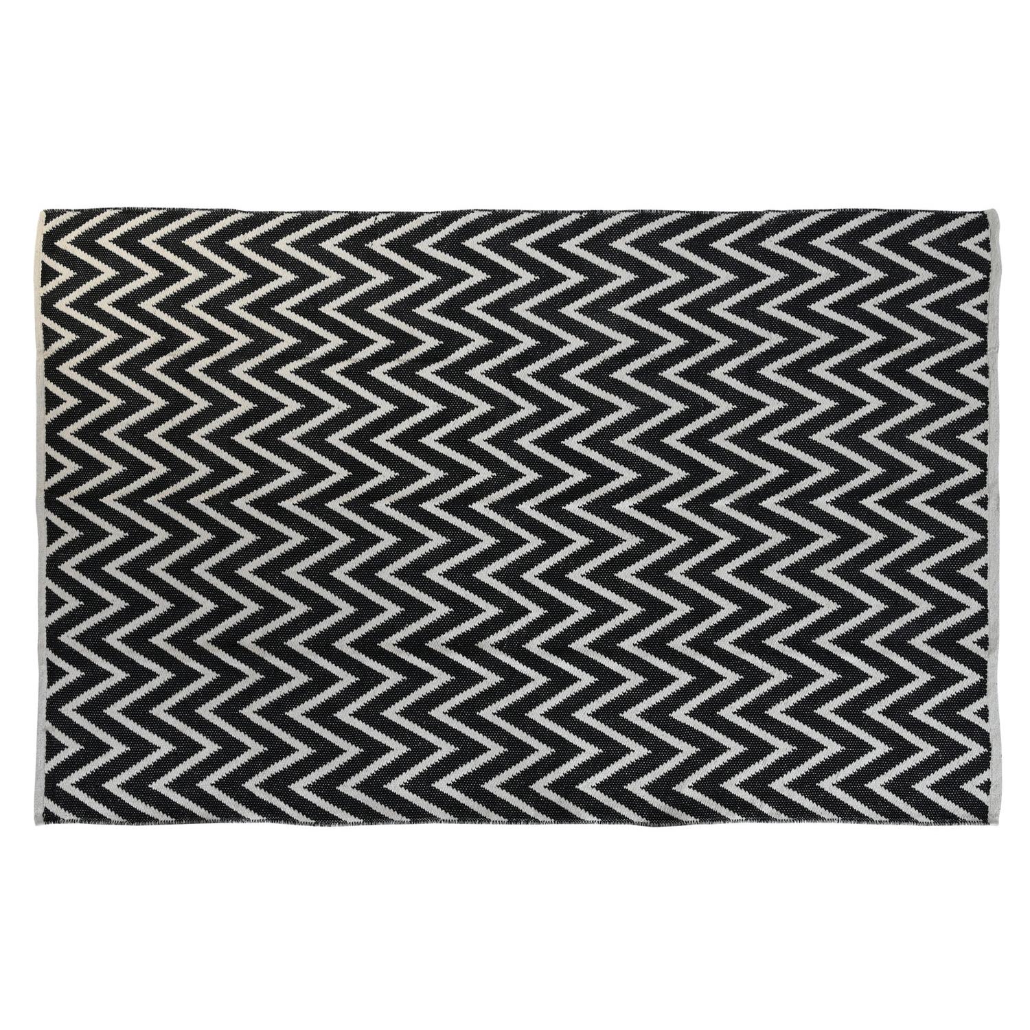ALFOMBRA ALGODON 120X180X1 1300 GSM ZIGZAG TX205267