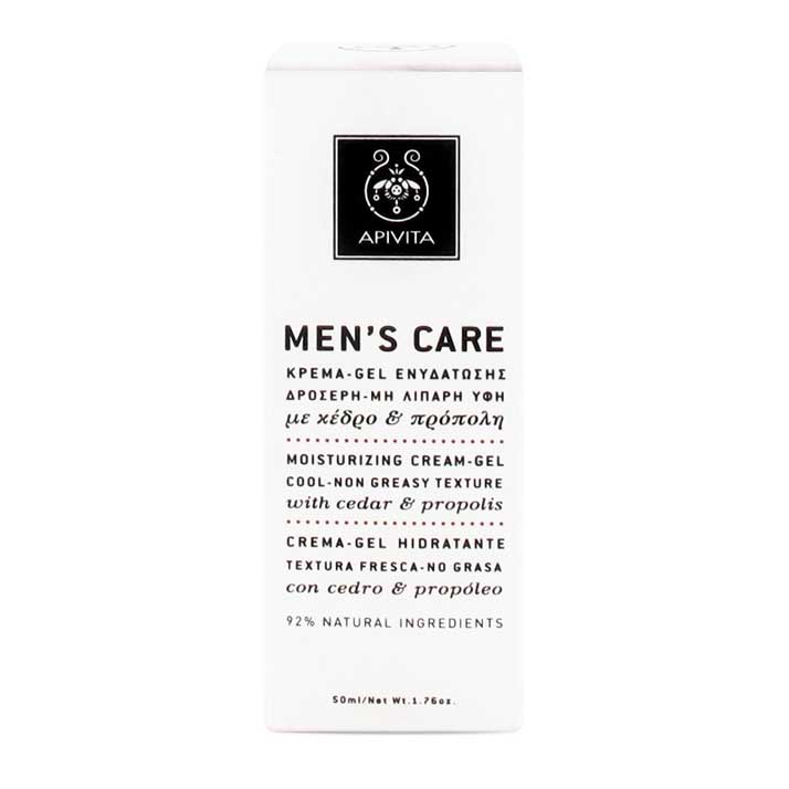 Apivita Mens Care Crema-Gel Hidratante No Graso Cedro-Propóleo 50ml