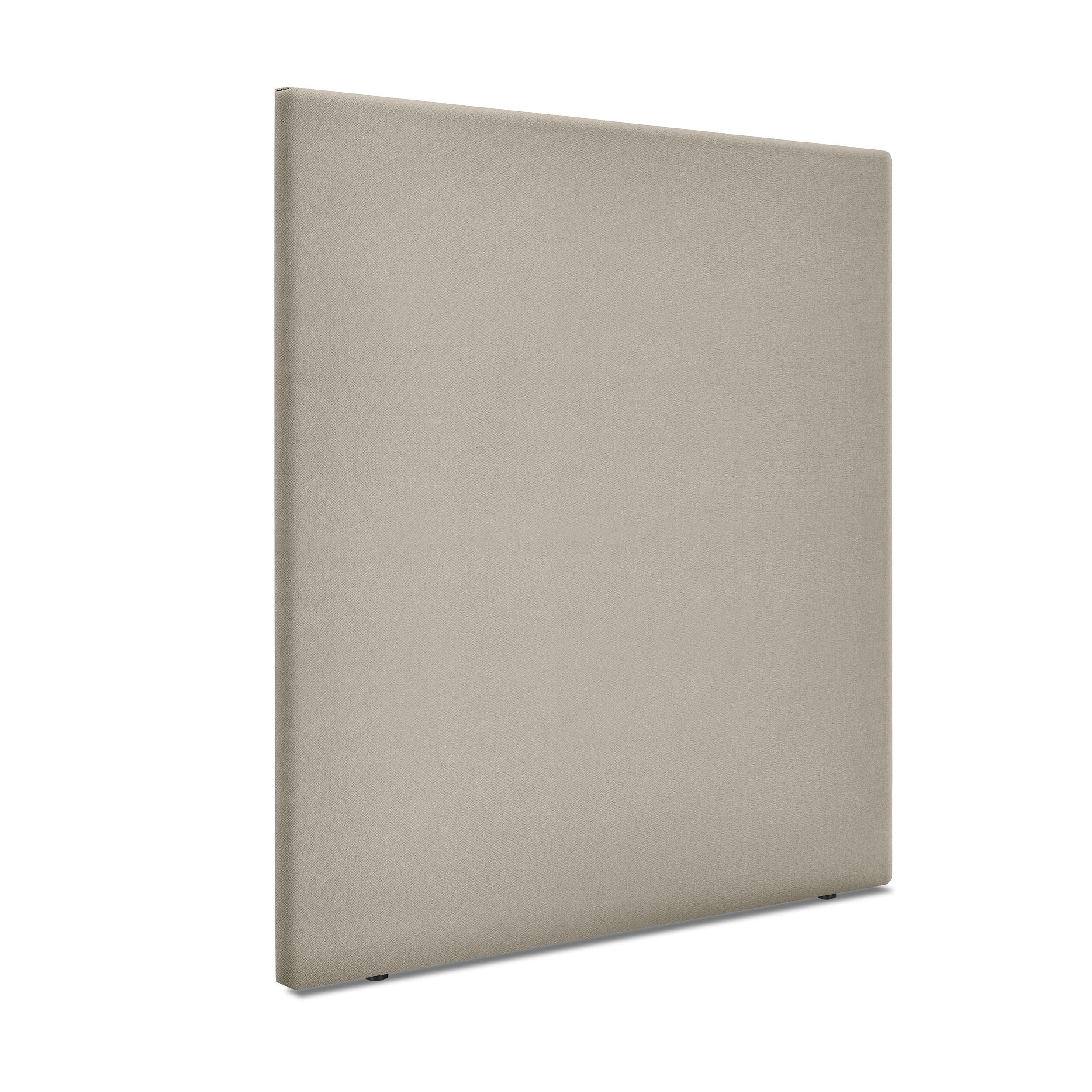 DHOME Cabecero de Polipiel o Tela Aqualine Liso Hasta el Suelo Cabeceros Cabezal Tapizado Cama (Beige Tela)