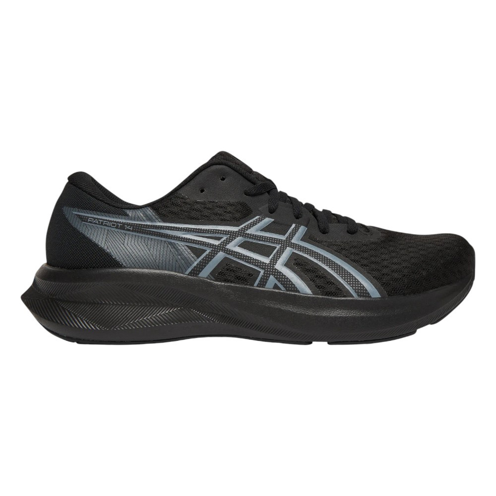 Zapatillas Asics Patriot 14 Negro Blancas 1011C050-002 Running Hombre