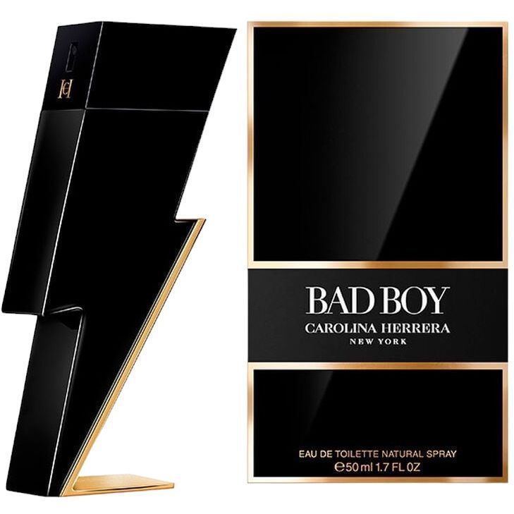 CAROLINA HERRERA Bad Boy 50 ML Eau de Toilette para Hombre【ROUA】