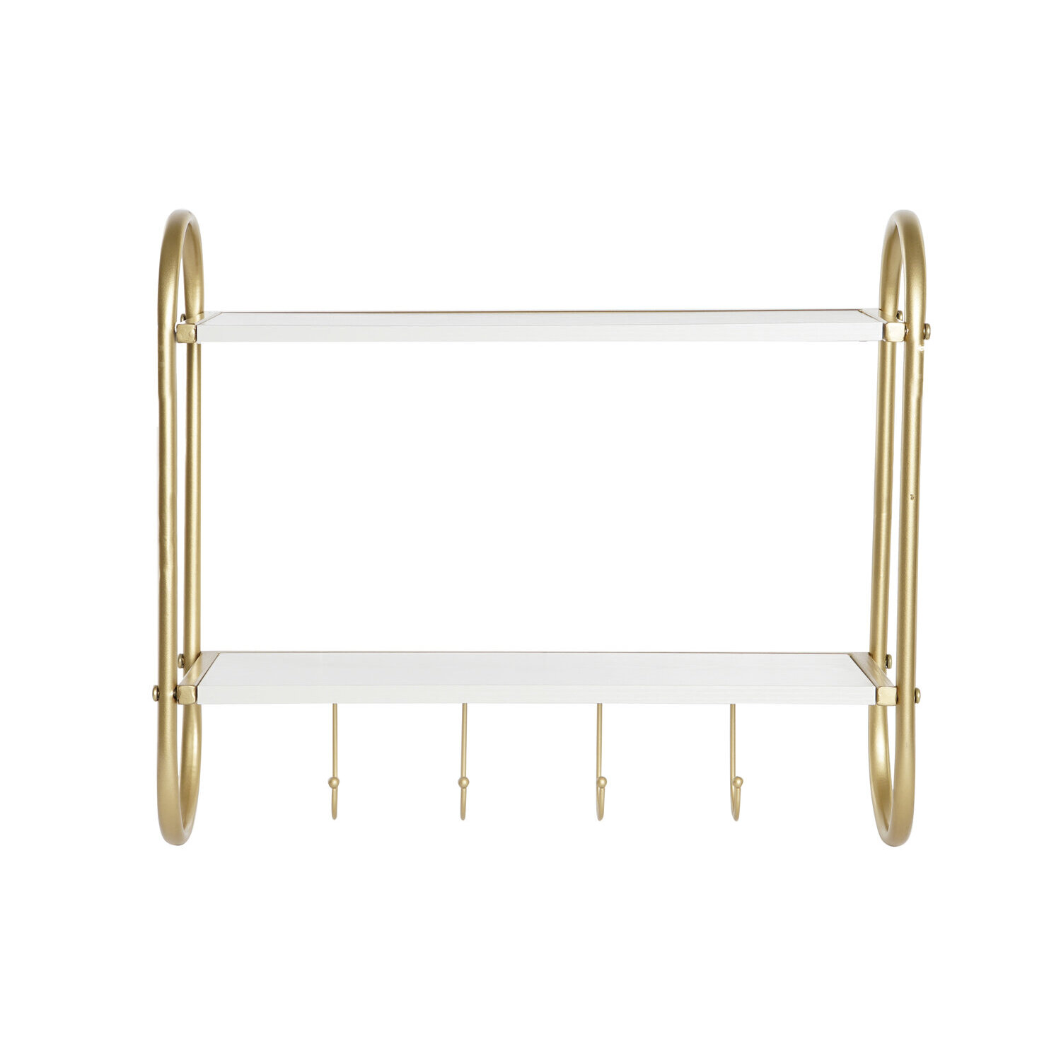 Perchero pared metal mdf 50x15x43 dorado , El mejor complemento para tu hogar.