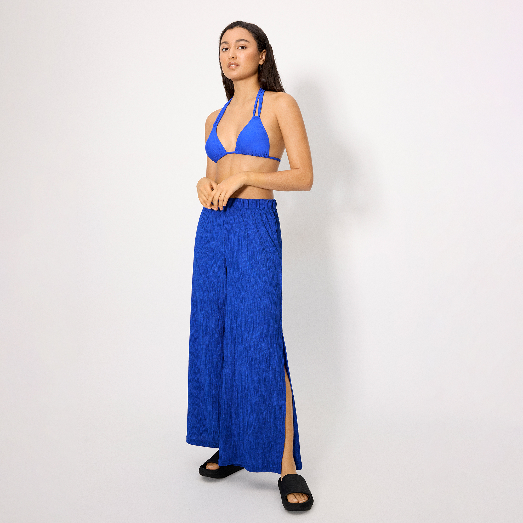 Ysabel Mora - Pantalón largo ligero azul