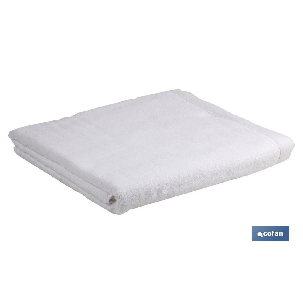 COFAN - Alfombra de Baño Modelo Paloma Color Blanco 100 % algodón Gramaje 1000 g/m² Medidas 60 x 60 cm