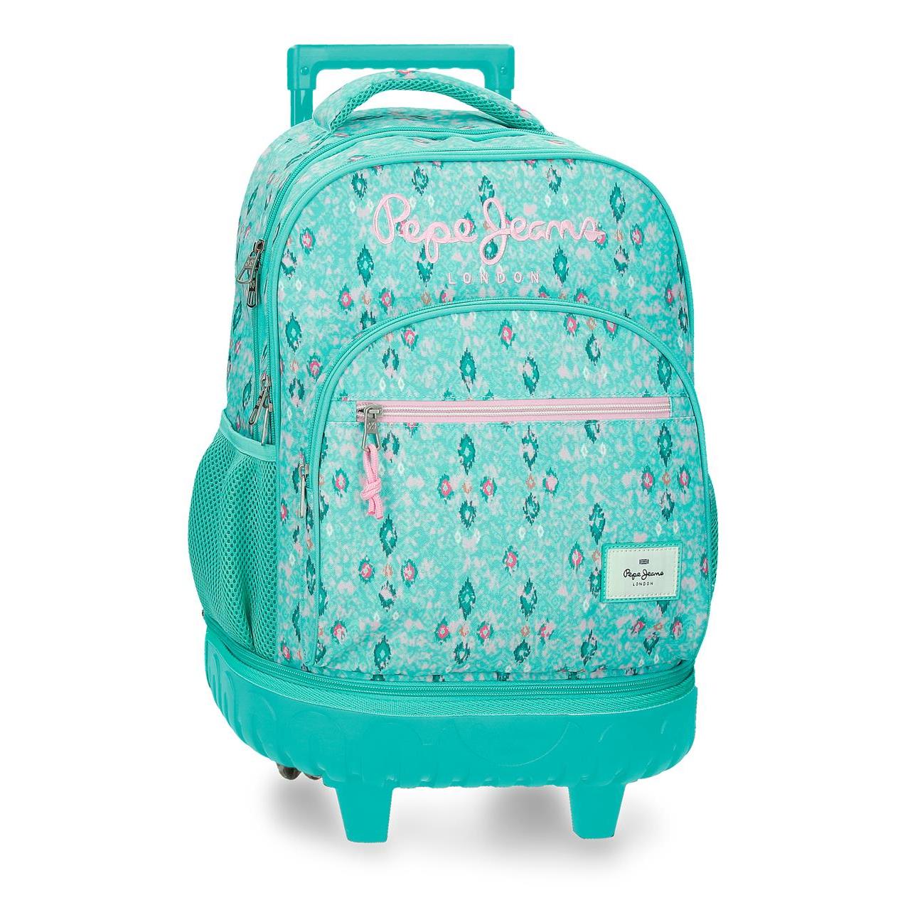 Mochila compact desmontable Pepe Jeans Sun Turquesa 32 cm x 43 cm x 21 cm