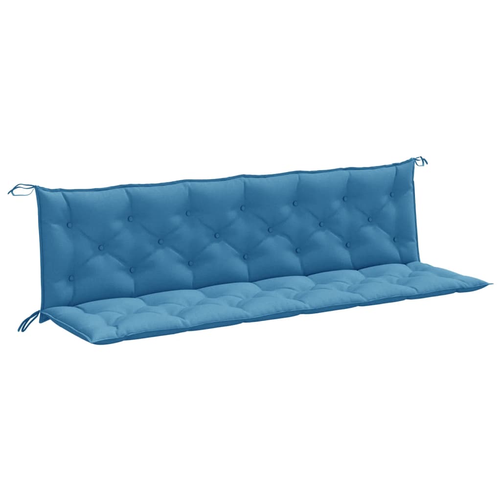 Vidaxl Cojines para Banco de Jardín 2 Uds Tela 200x50x7 Cm Antracita Melange