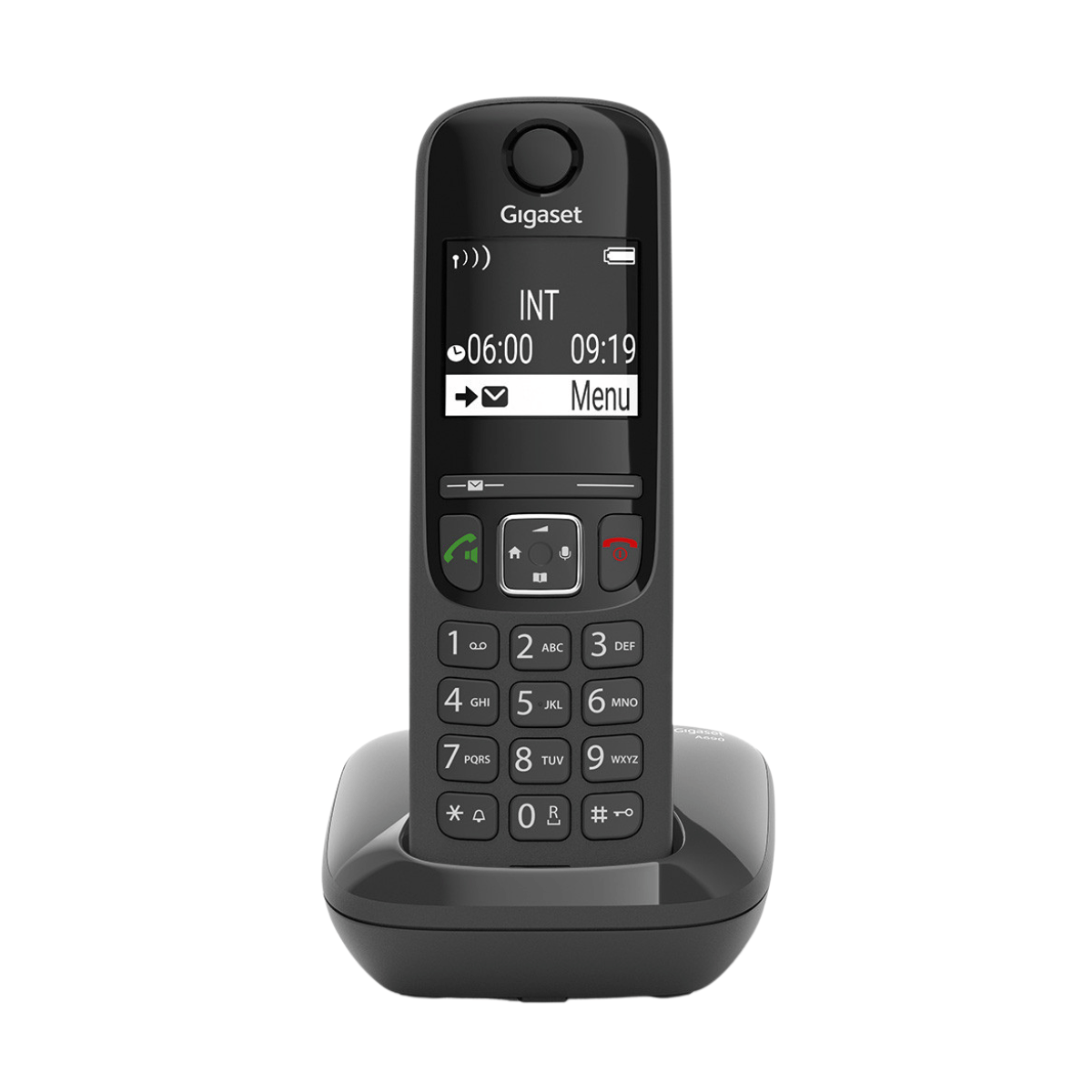 Gigaset Teléfono Inalámbrico DECT AS690 Negro (Black)