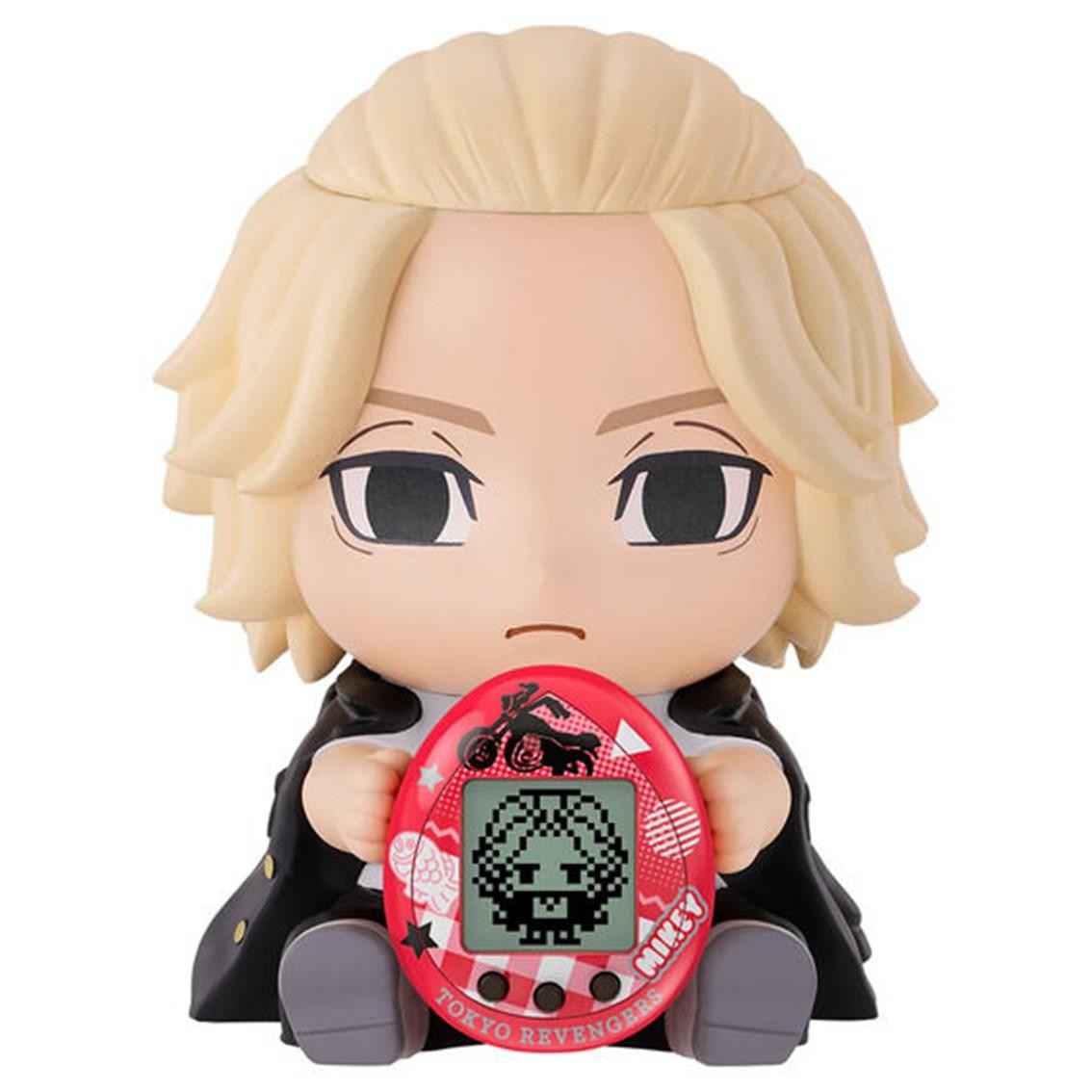 Figura Soporte Manjiro + Tamagotchi Hugmy Tokyo Revengers