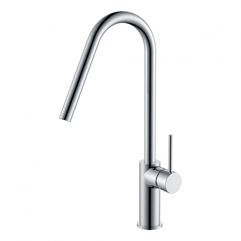 Imex Kenia GCE020 grifo de cocina monomando caño alto latón acabado cromado
