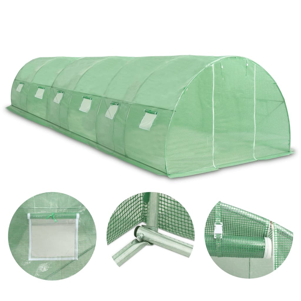 vidaXL Invernadero 27m² 900x300x200 cm