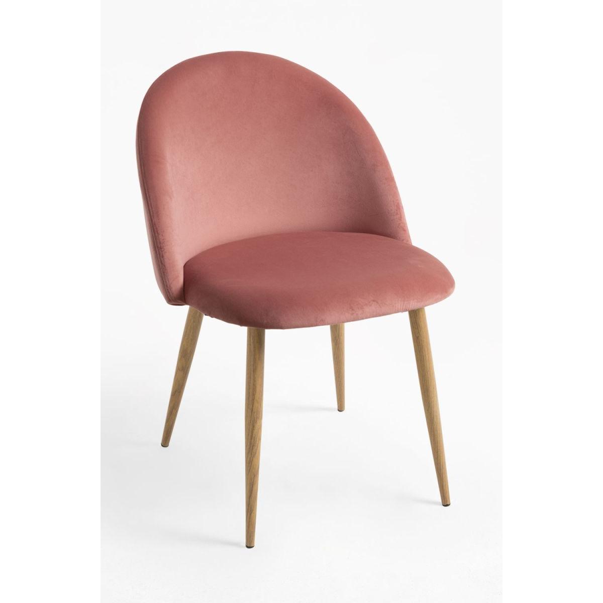 Regalos Miguel - Packs Sillas Comedor - Pack 2 Sillas Vint Terciopelo - Rosa