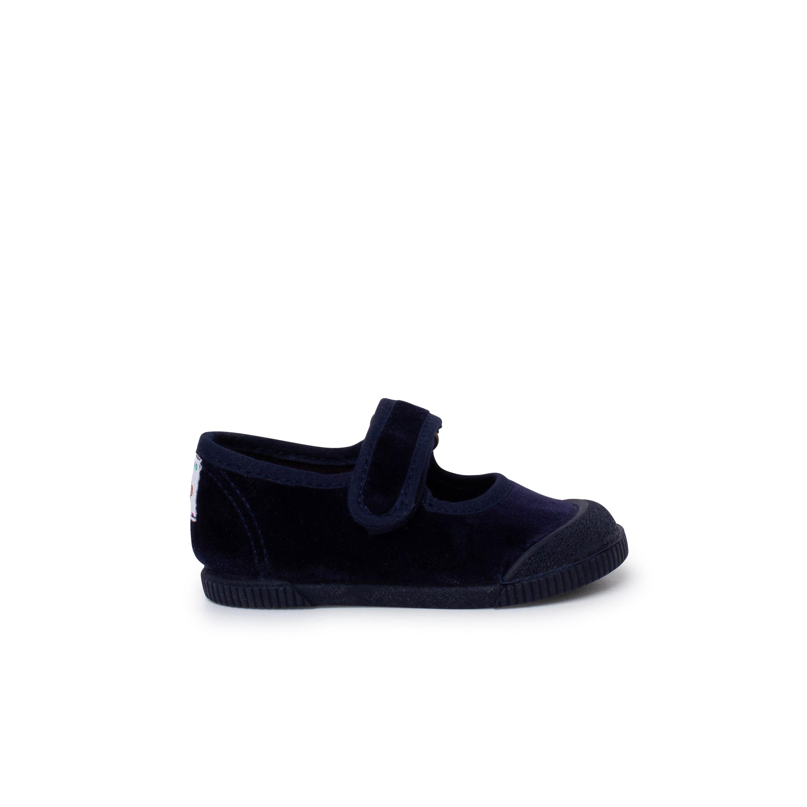 Pisamonas Merceditas barefoot terciopelo puntera goma