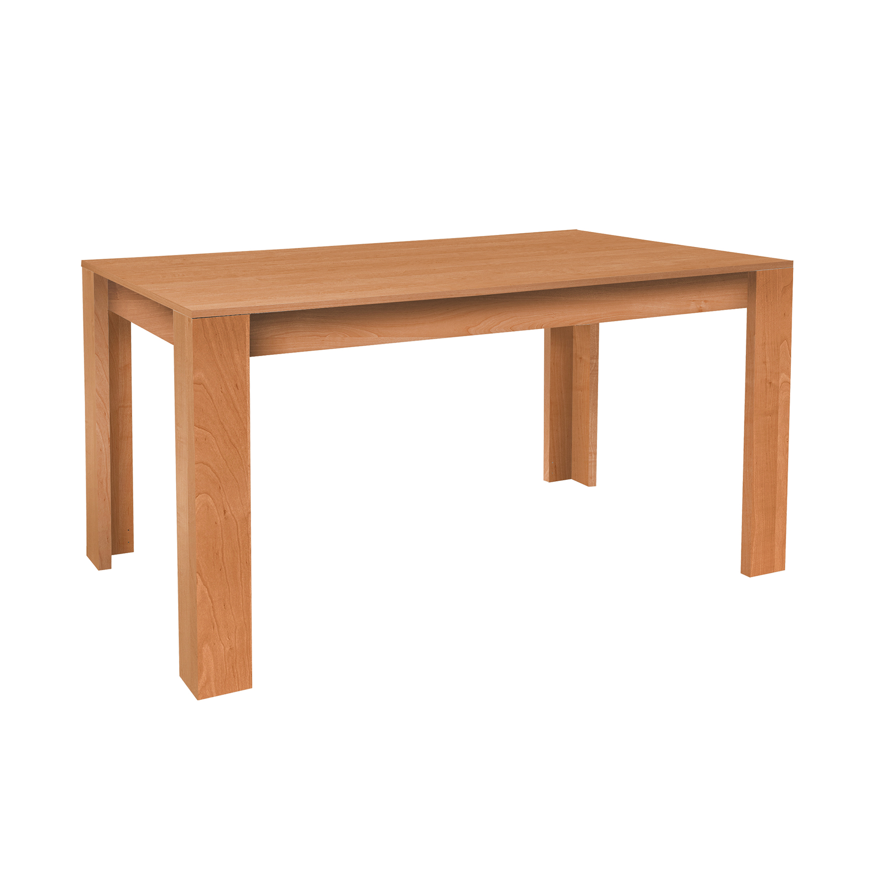 Venprodin - Mesa Funcional 4 Plazas 141X81 Blanco / Cerezo / Cambrian
