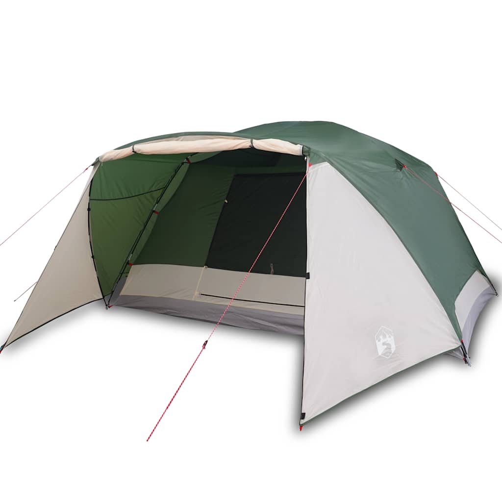 vidaXL Tienda de Campaña con Porche 4 Personas Impermeable Toldo Carpa Color Azul,  Gris y naranja,  Verde y mas