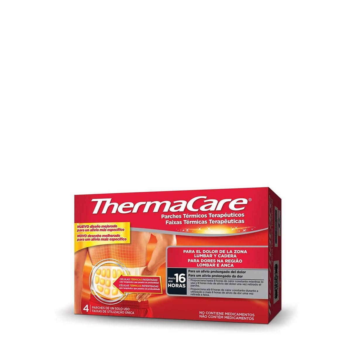 Thermacare - Thermacare parche zona lumbar y cadera  4 unidades