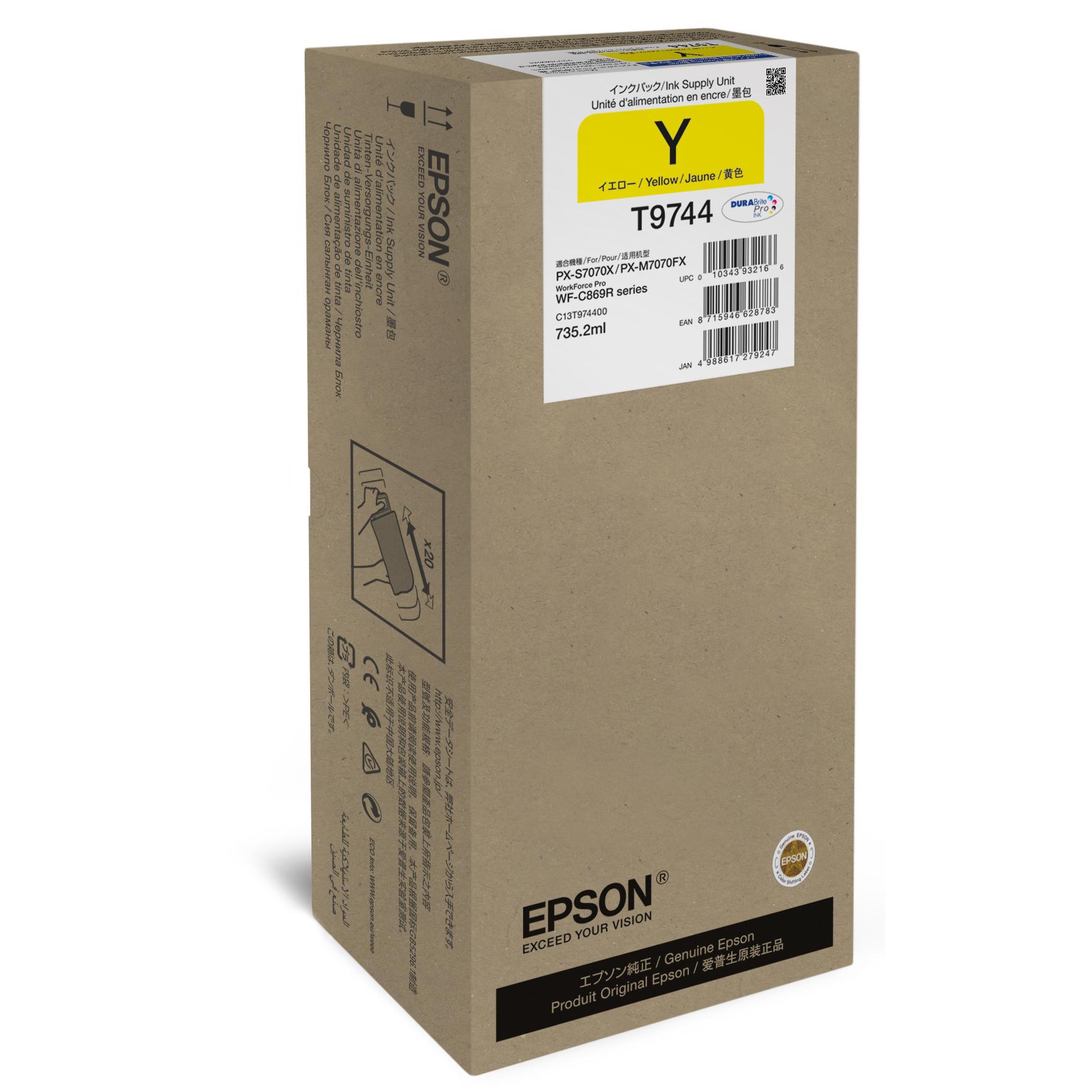 Epson T9744 Amarillo C13T974400