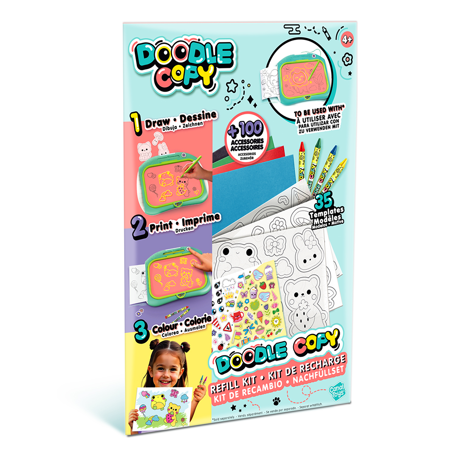 Doodle Copy Refill kit - Doodle Copy - Canal Toys - LIT006