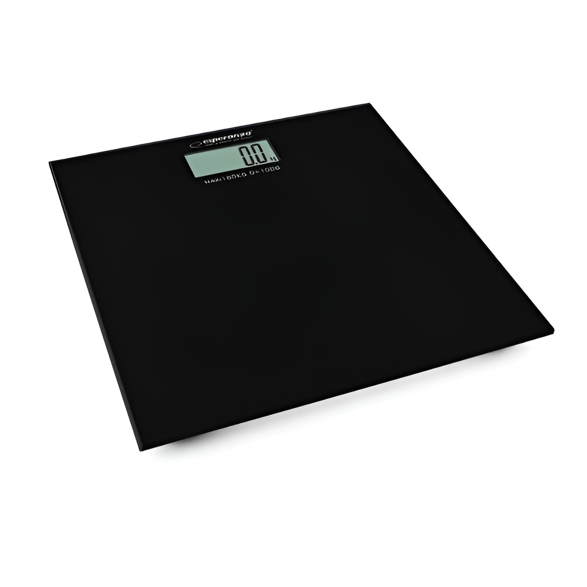 Esperanza Digital Aerobic Scale, equipped with four high-precision sensors, supports a capacity of 180 kg/396 lb with a resolution of 100 g/0.2 lb, powered by 1 CR2032 battery, ideal as a digital weight scale for home use.