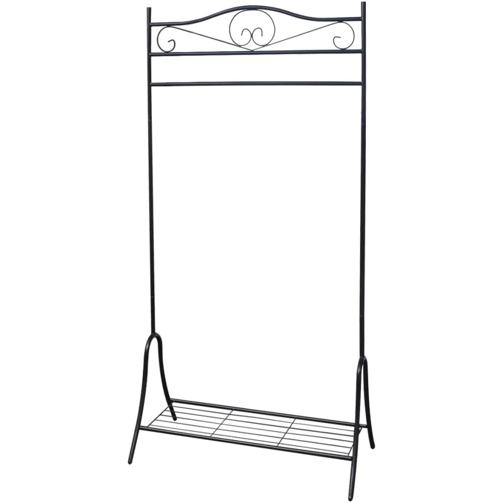 vidaXL Perchero de Ropa Decorativo y Práctico Estructura de Acero Burro Color Blanco,  Negro, y mas