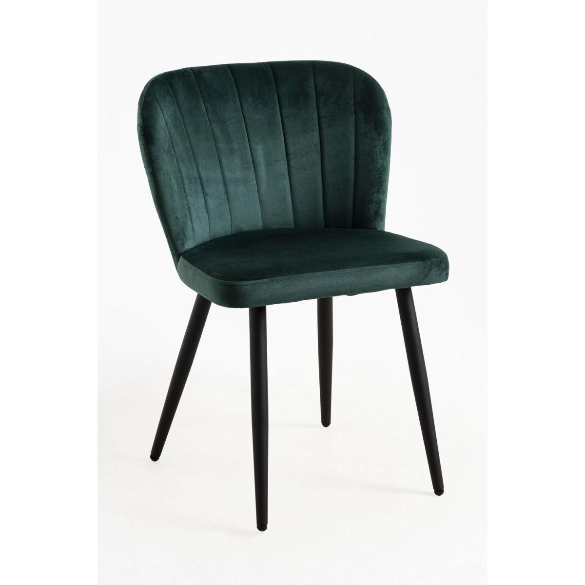 Regalos Miguel - Sillas Comedor - Silla Luk Terciopelo - Verde