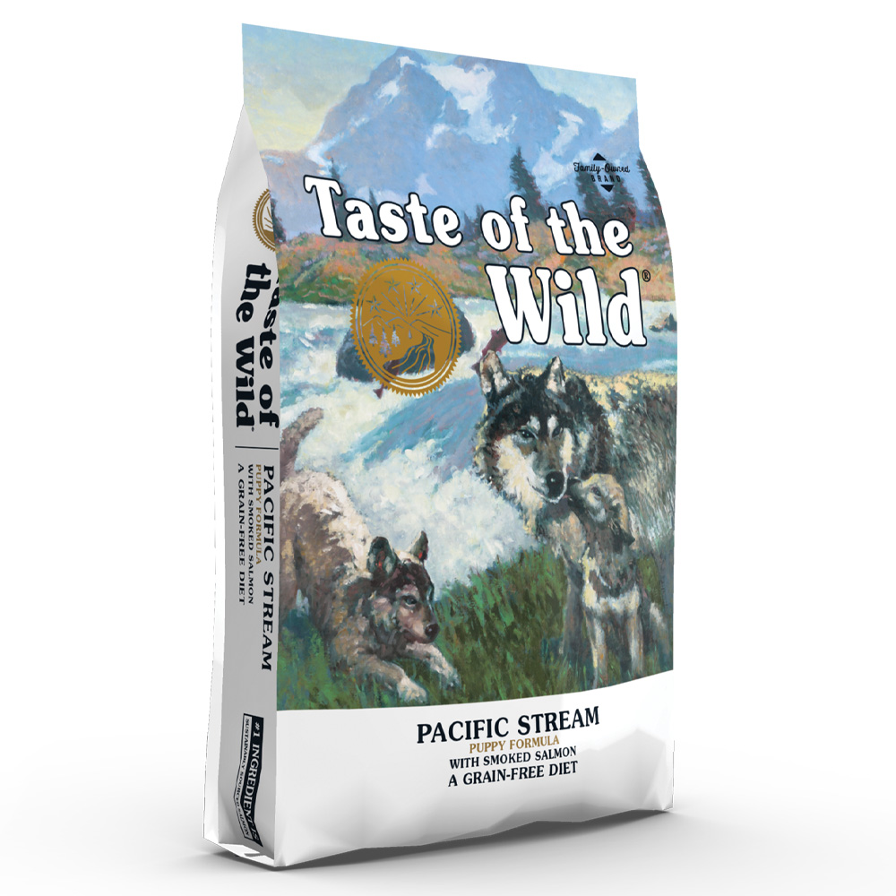 Taste of the Wild Pacific Stream Puppy - Pienso para perros sin cereales, con carne de salmón